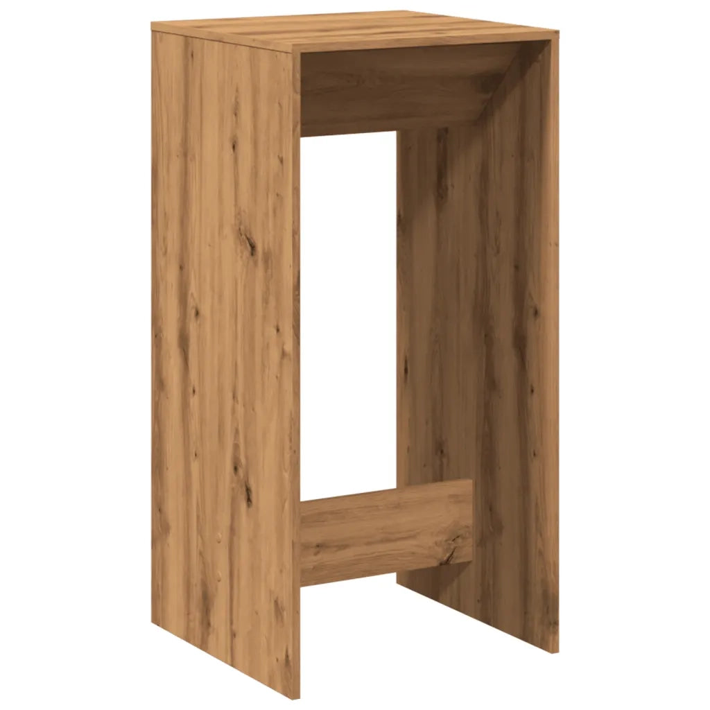 vidaXL Tavolo Bar Rovere Artigianale 51x50x103,5 cm Legno Multistrato