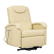 POLTRONA RELAX ELETTRICA MASSAGGIANTE IN COLORE BEIGE