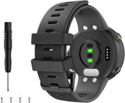 Cinturino di sostituzione flessibile in silicone adattabile per Forerunner 45/Swim 2 - Banda compatibile