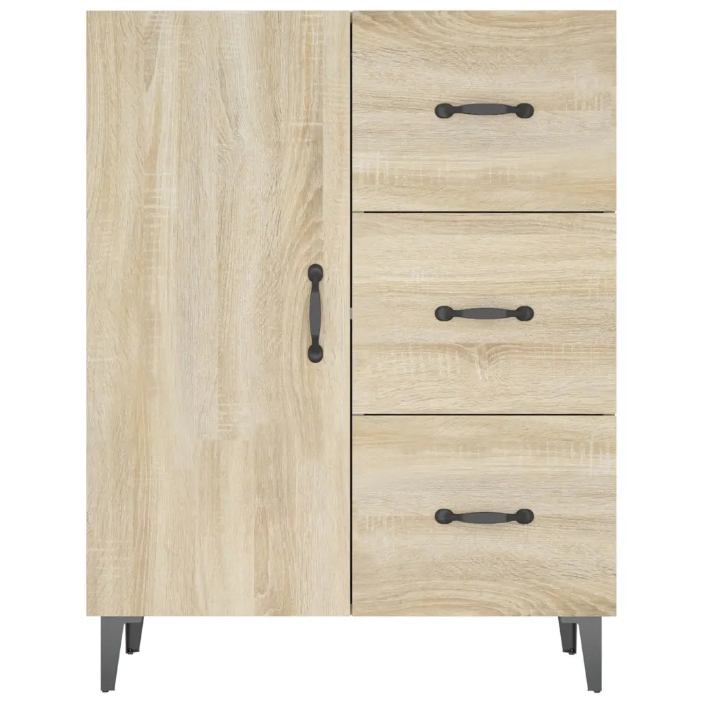 Credenza Rovere Sonoma 69,5x34x90 cm in Legno Multistrato cod mxl 19247