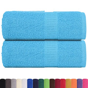 Asciugamani per ospiti FROGN 2 pz Turchese 30x50 cm 360 g/m² 136971