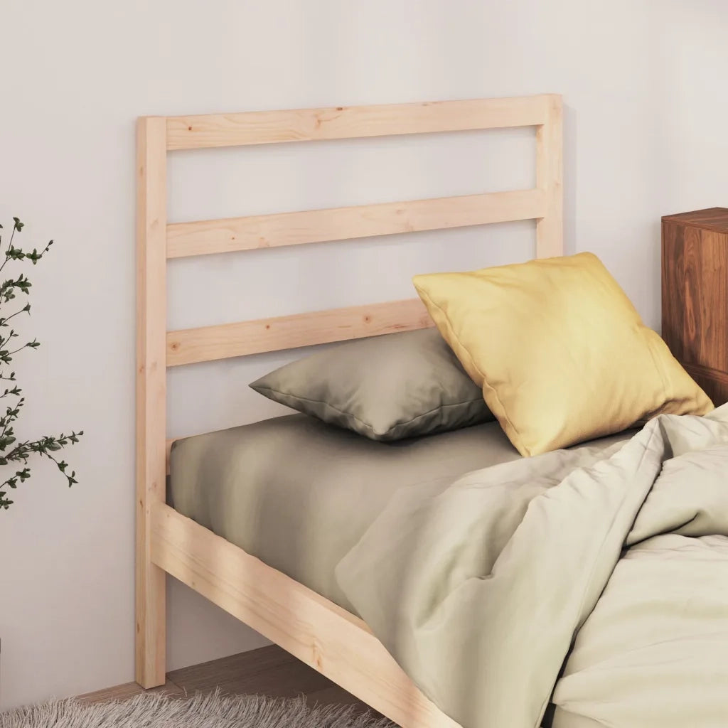 Testiera per Letto 95x4x100 cm in Legno Massello di Pino 822232