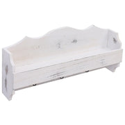 Appendiabiti a Muro Bianco 50x10x23 cm in Legno 284231