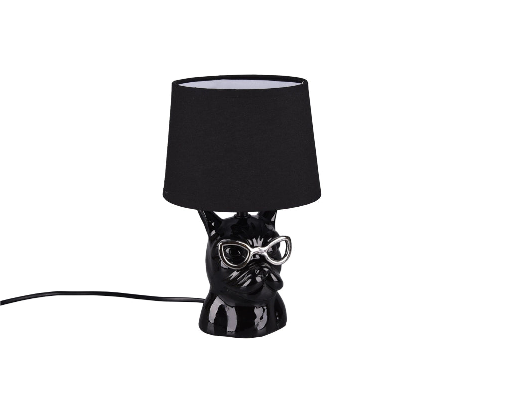 Lampada tavolo da Interno  E14 in Ceramica Nero