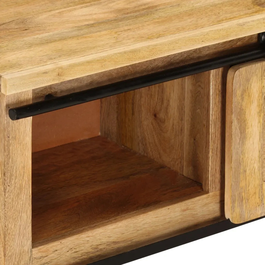 Mobile Porta TV 90x35x40 cm in Legno Massello di Mango cod mxl 66930