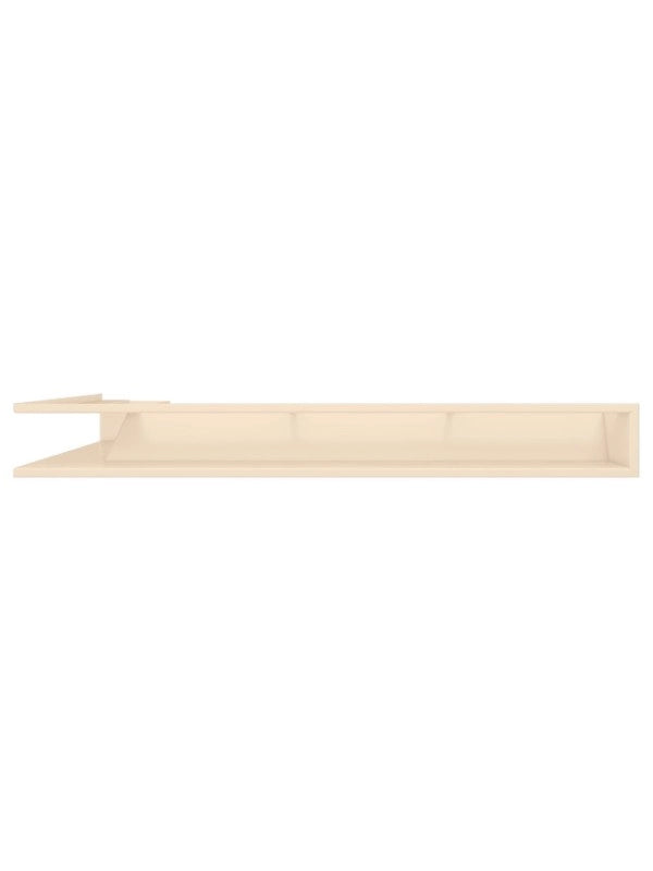 Griglia di ventilazione Angolare per camino 95x800x450 - Loft Angle destra crema