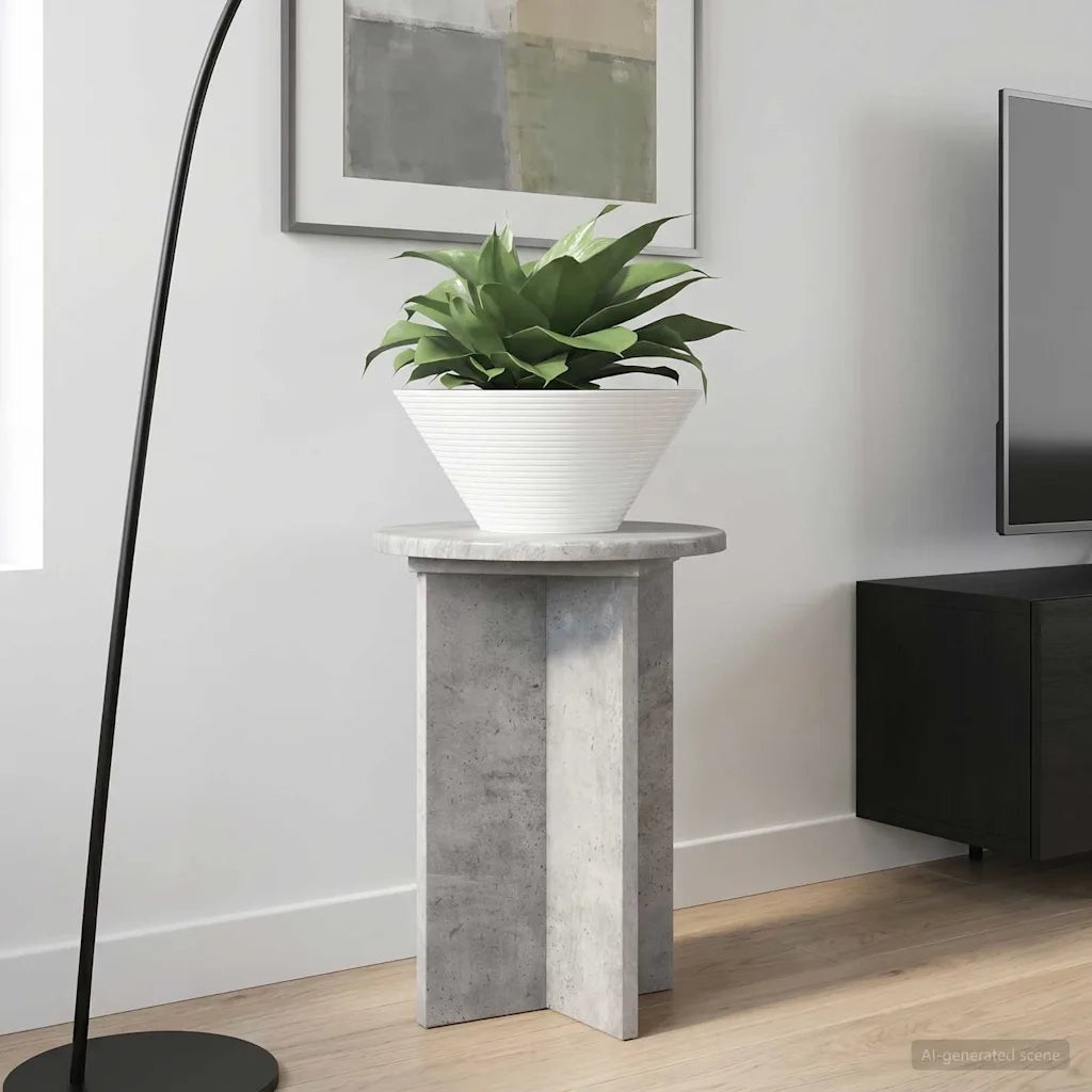 Supporto per piante 2 pcs Grigio Cemento Ø29,5 x 40 cm 899738