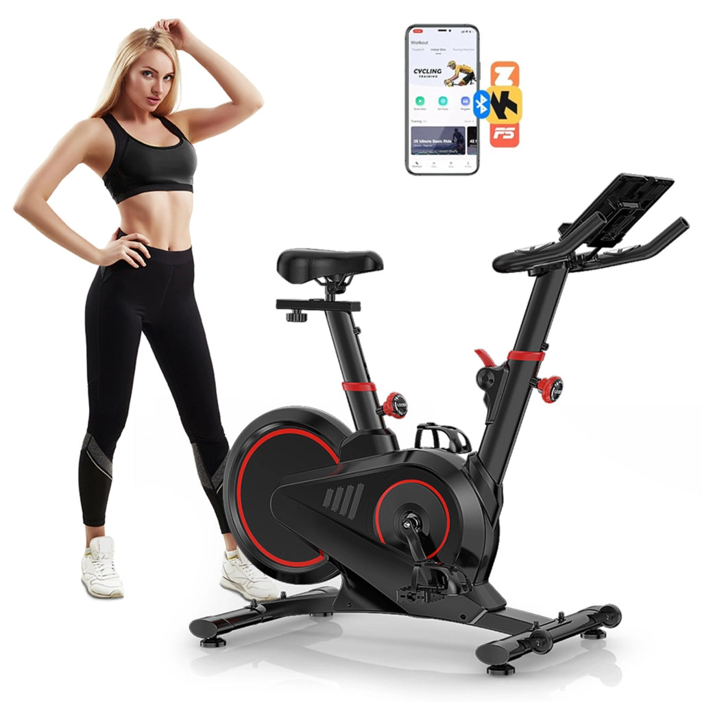 Cyclette domestica con resistenza magnetica più forte, silenziosa, comoda e stabile, capacità 120kg