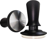Set per tampare espresso - 58 mm tampone in acciaio inossidabile - tampone per regolare la pressione - fondo ondulato - Ø 58 mm