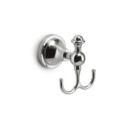 Appendiabiti doppio da muro in acciaio inox e Cromall NV26 Gedy serie NEVIS Cromato