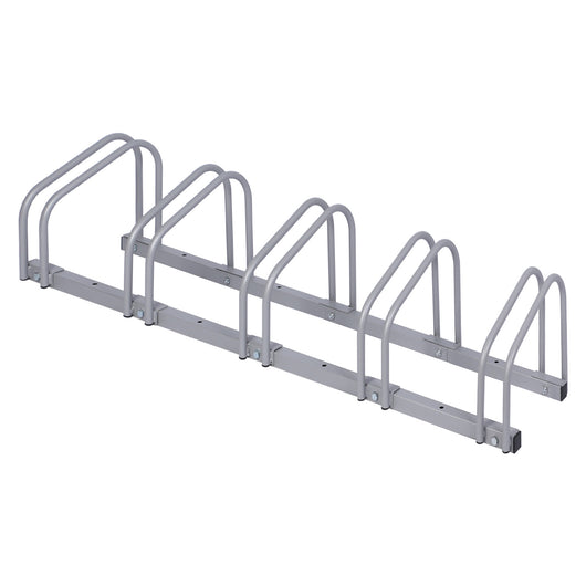 Rastrelliera per 5 biciclette 1305x320x265mm in acciaio zincato Portabici