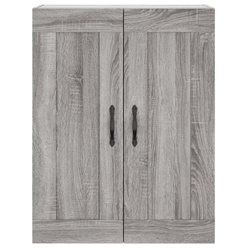Credenza Grigio Sonoma 69,5x34x180 cm in Legno Multistrato 3199719
