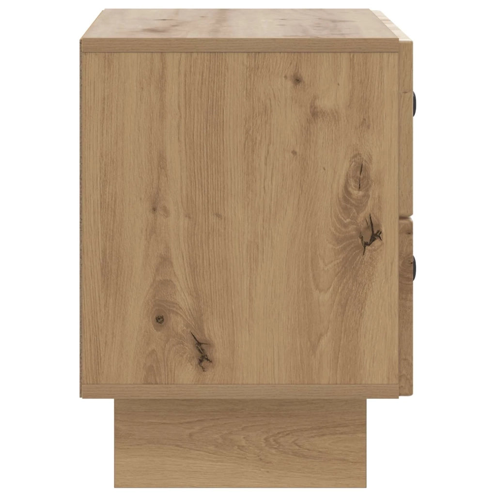 Comodino | Armadio da Notte | Mobiletto da notte Rovere Artigianale 62 x 34,5 x 47,5 cm