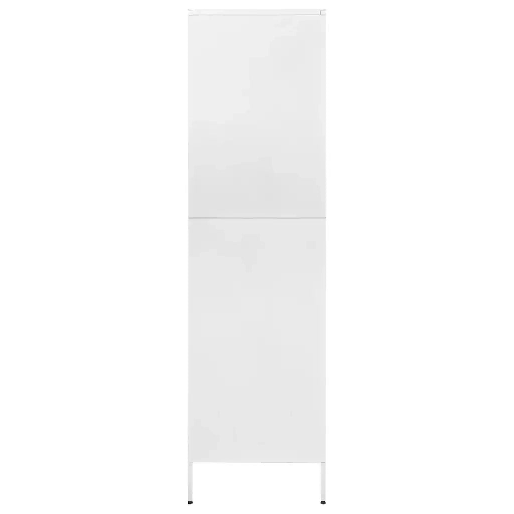 Armadio Bianco 90x50x180 cm in Acciaio 336251