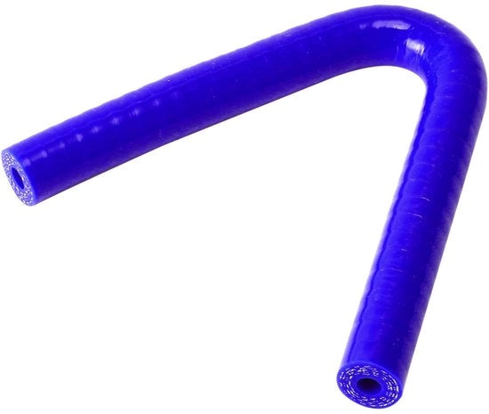 Siliconica per Raffreddamento 120mm - 6mm di Diametro Interno - 135 Gradi - Tessuto a Doppia Lastra - Blu - Resistente a Temperature Elevate - Sonda di Raffreddamento in Silicone