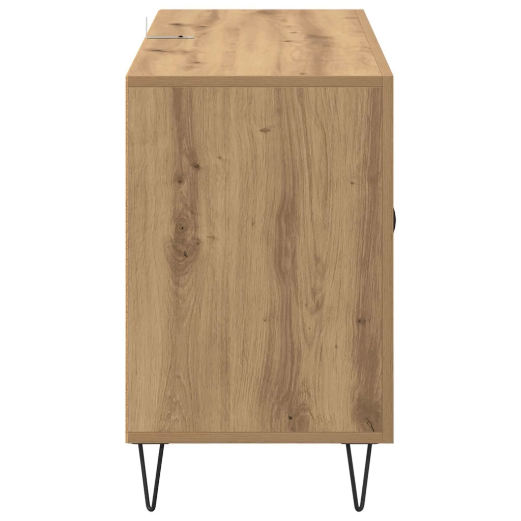 Credenza Rovere artigianale 100 x 36 x 60 cm Legno multistrato