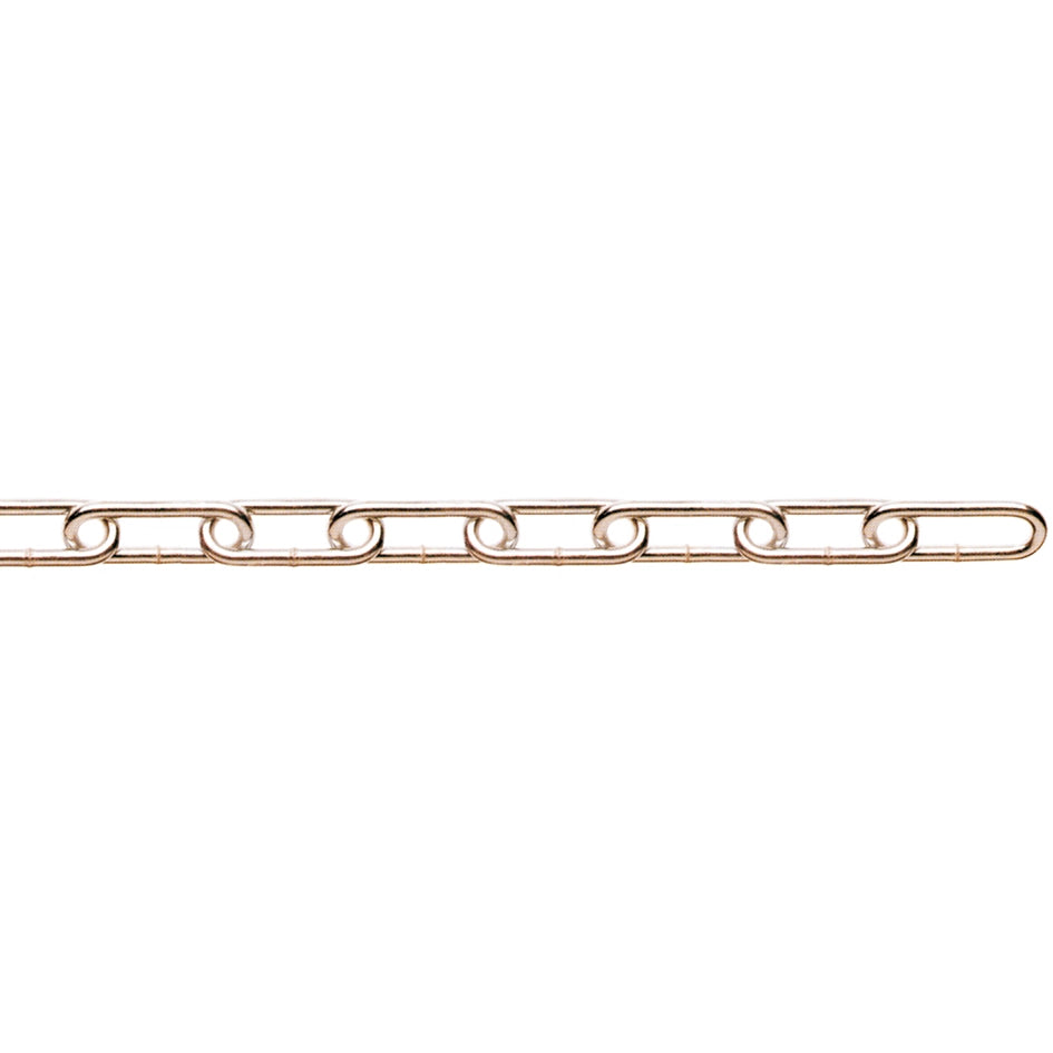 Catena tipo C Ã˜ 3 mm. in acciaio zincato 60 mt.