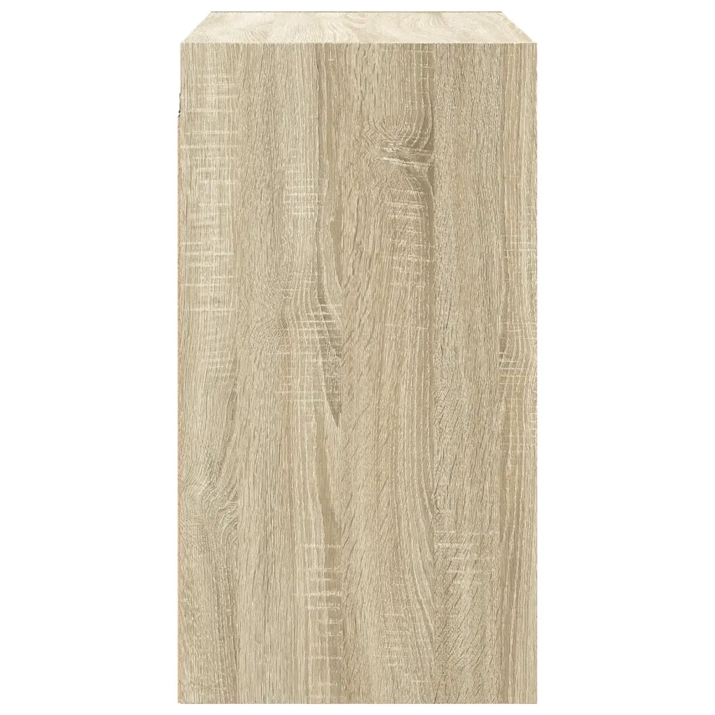 Armadietto a Muro | Mobile a Muro con Ante in Vetro Rovere Sonoma 68x37x68,5 cm