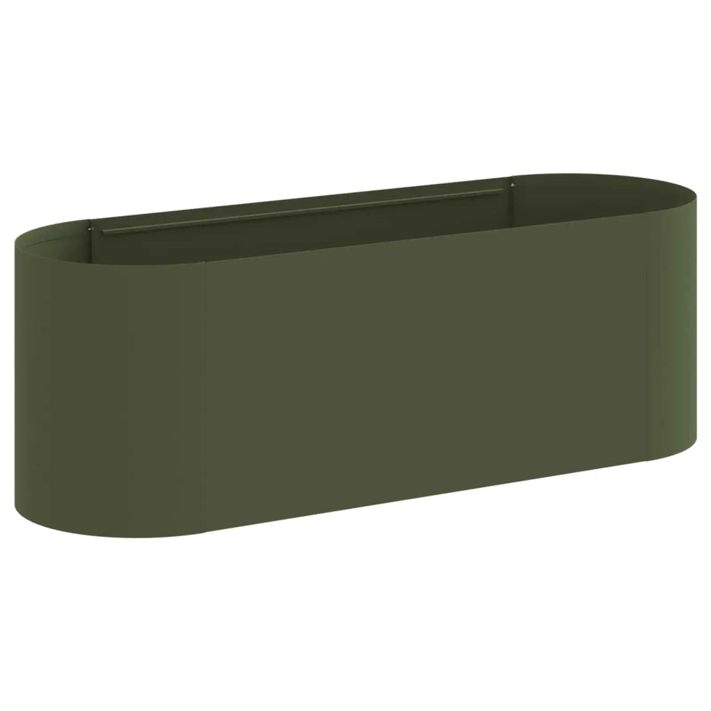 Letto rialzato da giardino Verde Oliva 120 x 40 x 40 cm 8011687