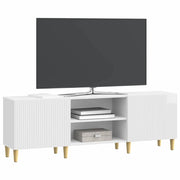Mobile TV | Armadietto TV | Mobile Porta TV Bianco Lucido 150 x 31 x 50 cm Legno ingegnerizzato