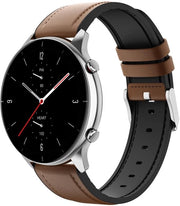 Cinturino in Pelle Ibica - Comodo e Stile - Marrone - Cinturino Sostituibile per Orologio - Adatto per Bip 5 S...