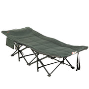 Sdraio pieghevole con schienale regolabile ¨C zephmum ¨C grigio, 68x190x48 cm