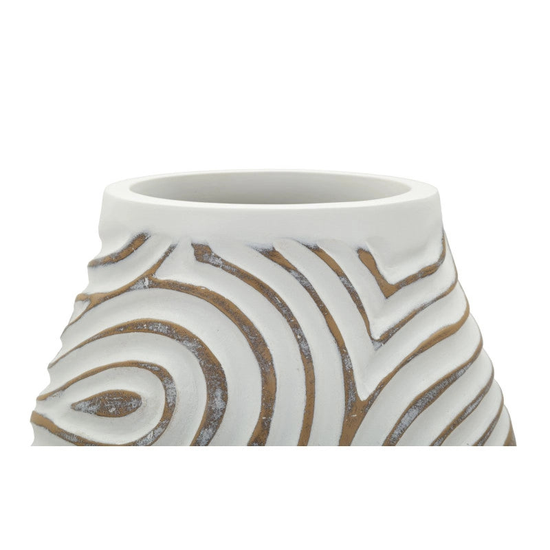 Vaso Resina Oblix cm ø 19,5x35 (apertura cm ø 10,5)