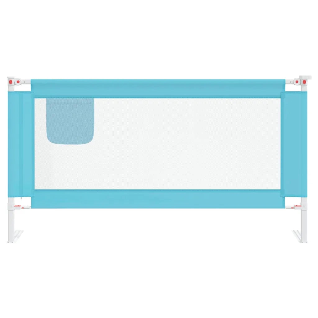Sponda Letto di Sicurezza per Bambini Blu 160x25 cm in Tessuto 10212