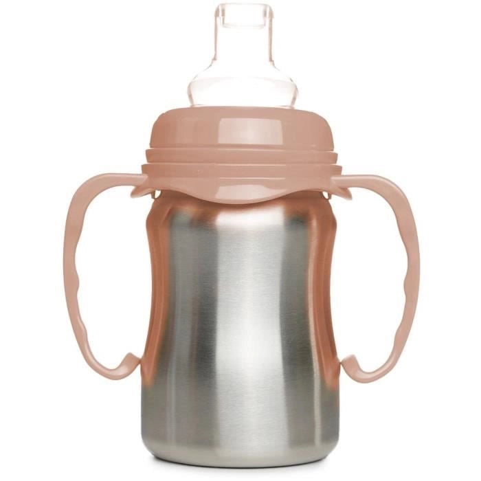 Tazza didattica - THERMOBABY - Acciaio inox - 180 ml - Pesca - Ergonomica e anti-perdita