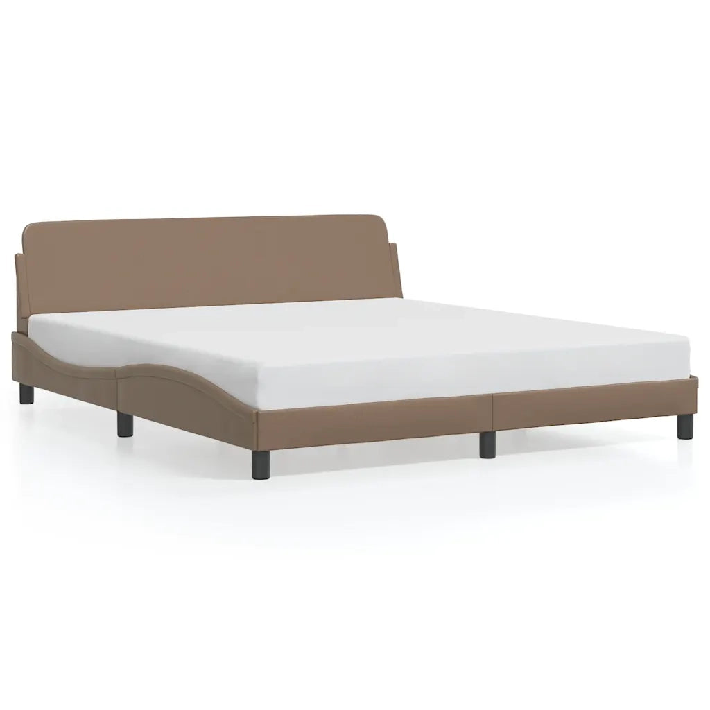 Giroletto con Testiera Cappuccino 180x200 cm in Similpellecod mxl 92376
