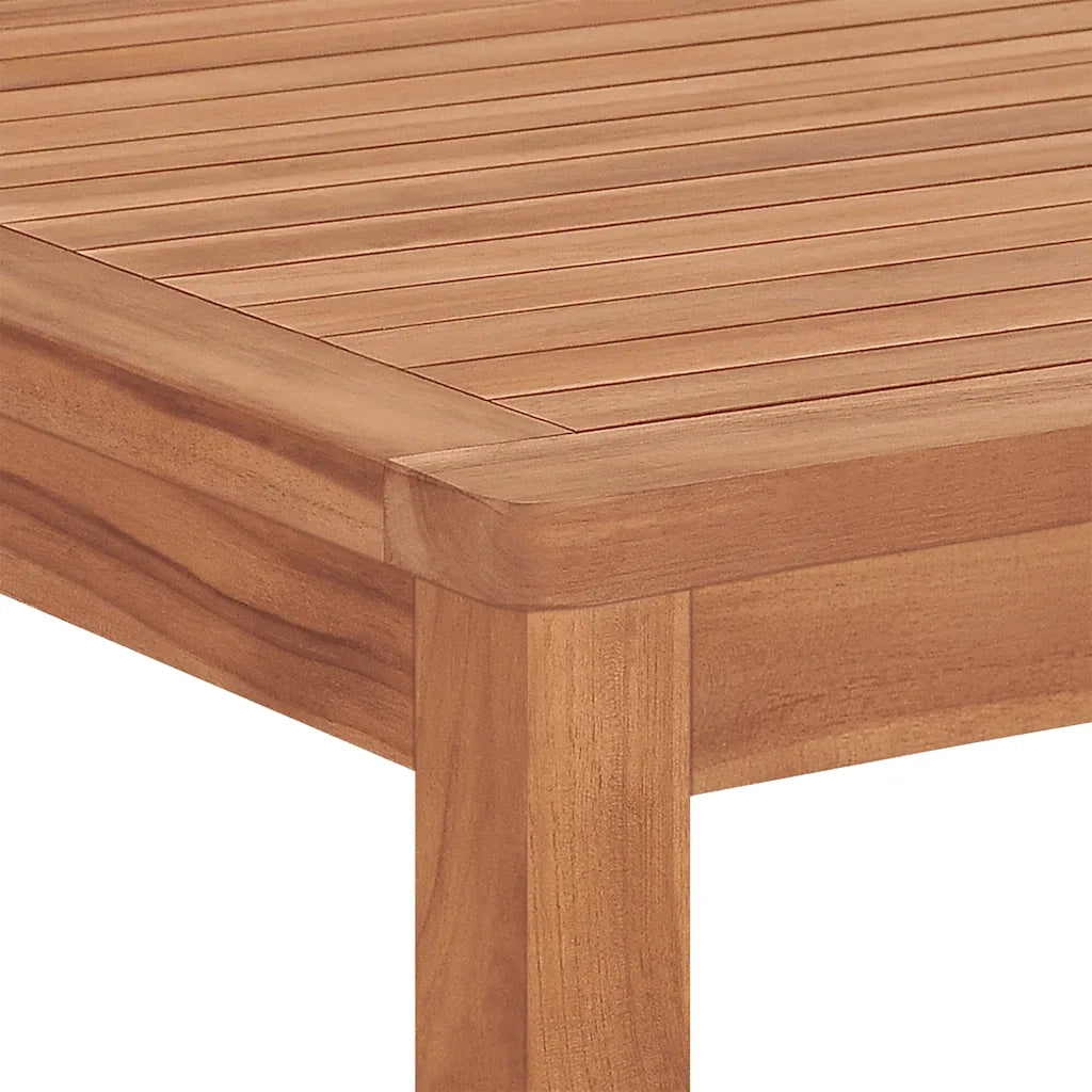 Set da Pranzo per Giardino 9 pz in Legno Massello di Teak 3157190