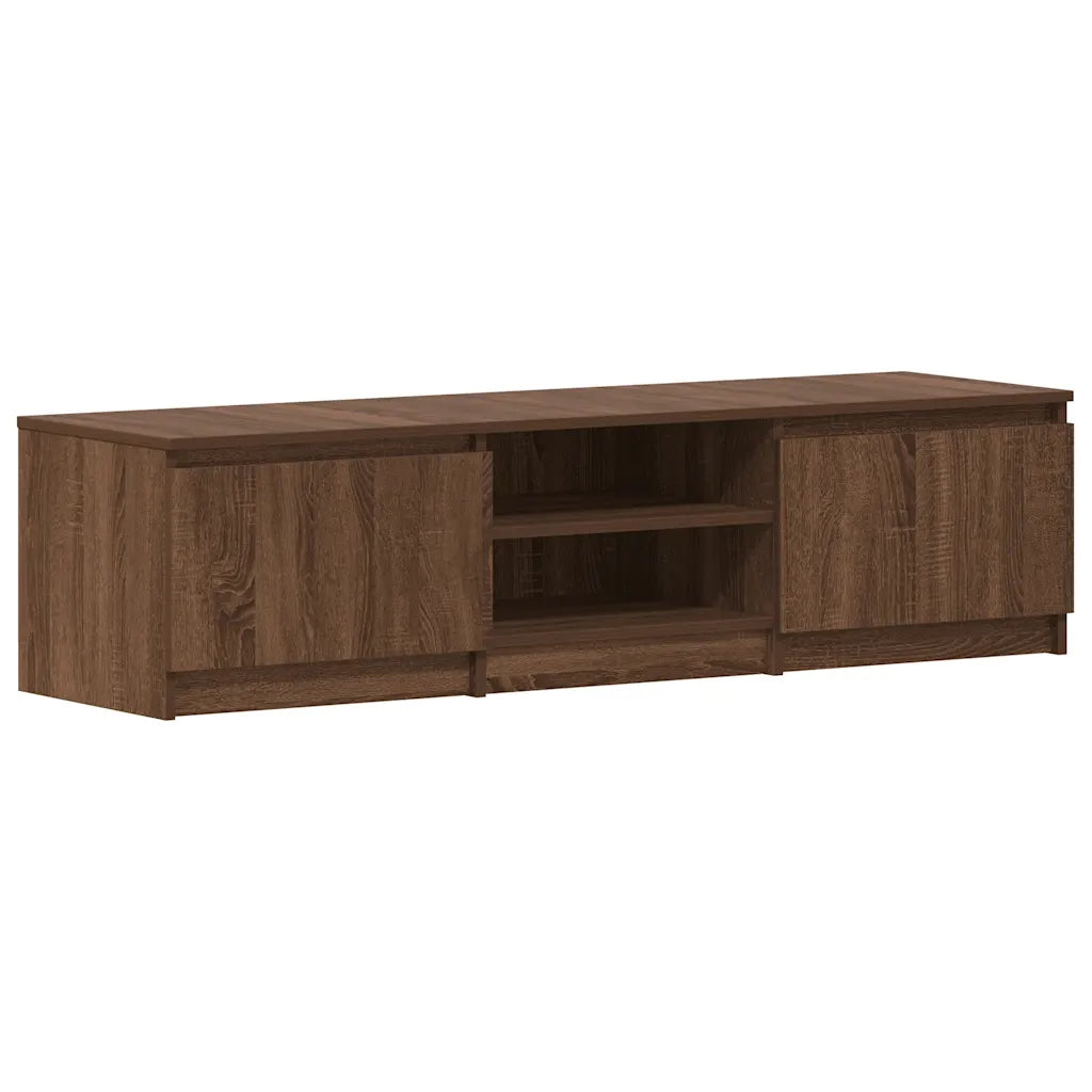 Mobile TV Rovere Marrone 140x40x35,5 cm in Legno Multistrato 815359