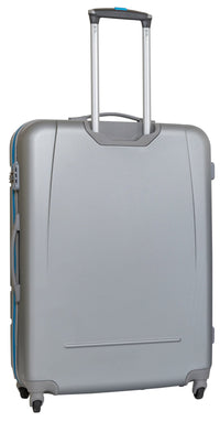 Trolley Valigia Grande Rigida in ABS 4 Ruote TSA Ravizzoni Sangria Silver