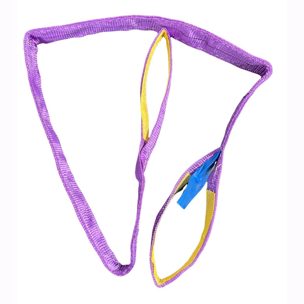 Fascia Cinghia di Sollevamento Viola 2 metri Portata 2000 Kg Larghezza 50 mm