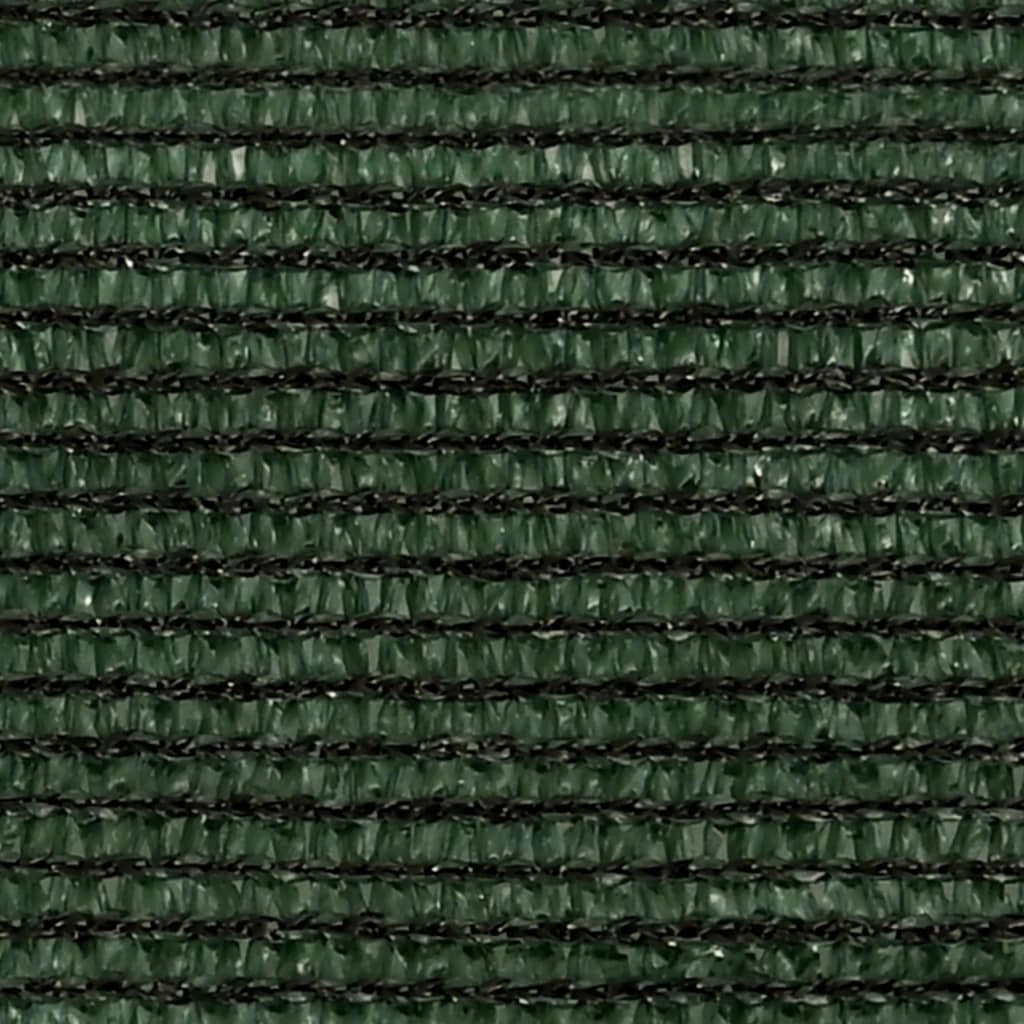 Vela ombreggiante/ombrellone 160 g/m² HDPE 3/4 x 3 m verde scuro 02_0009421