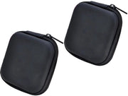 Etui EVA a doppio guscio con chiusura a cerniera adatto per auricolari, adatto per borse portatili con cuffie, cuffie in-ear, auricolari, adatto per schede SD e cavi USB.
