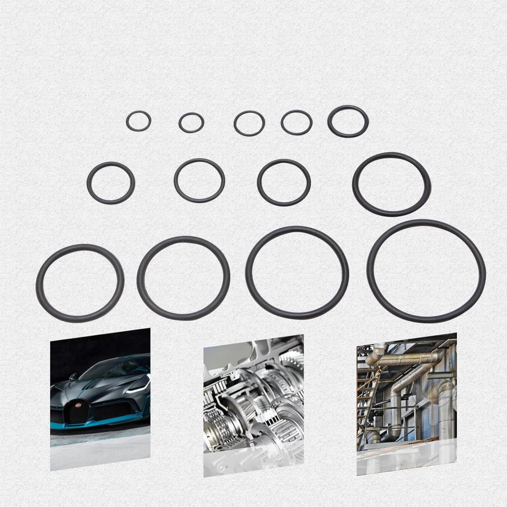 Set di Guarnizioni O-Ring 419 Pezzi – Materiale di Alta Qualità | Dimensioni Varie