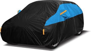 Autoafdekking universale, impermeabile, respirante, garage completo, ombrello per auto contro pioggia, sole, polvere, compatibile con Golf, Astra, Leon, Focus. Ombrello per hatchback (415-450 cm)