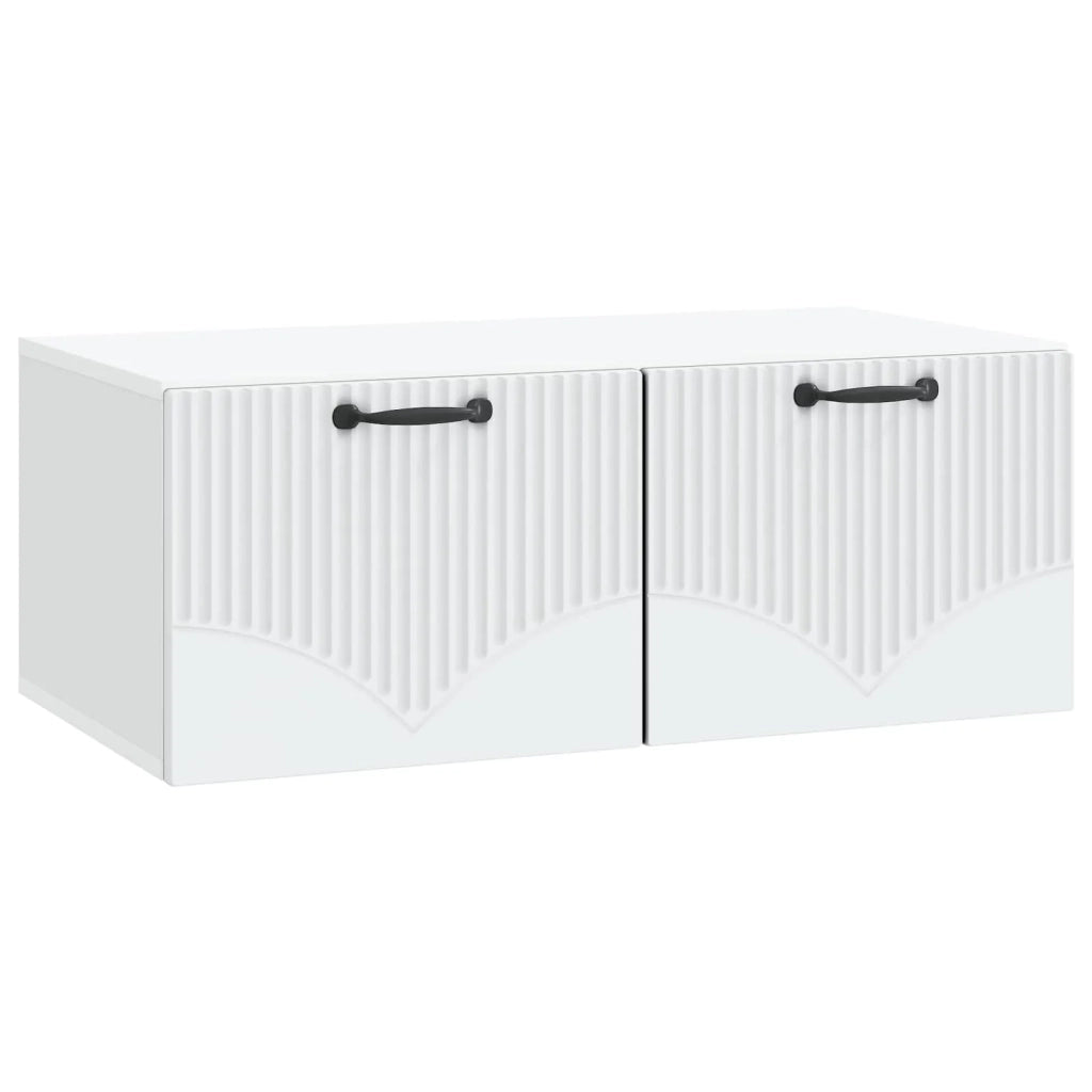 Mobile Porta TV da Muro Bianco 78,5 x 41 x 30 cm 899025