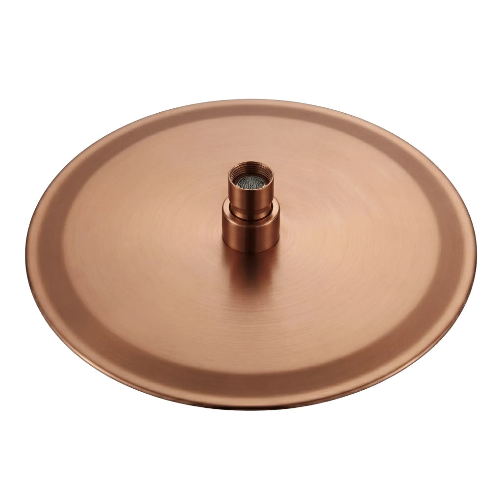 Soffione Doccia Rotondo Rea Js-p014brg 25cm Brush Copper