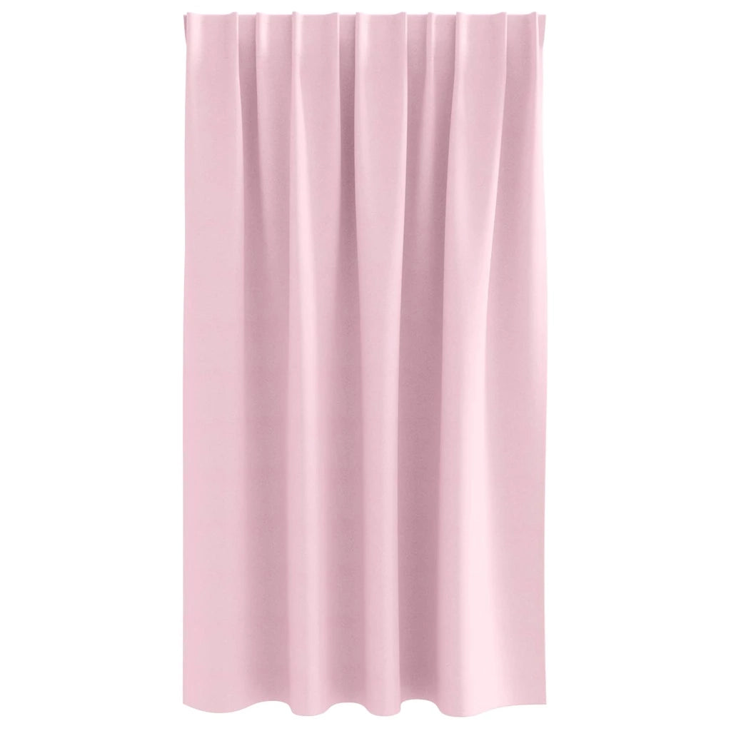 Tende Blackout con Anelli 2 pcs Rosa baby 140 x 140 cm 4107518