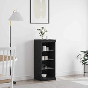 Credenza-Buffet-Armadio da cucina Rovere nero 41 x 37 x 100 cm Legno multistrato 125084