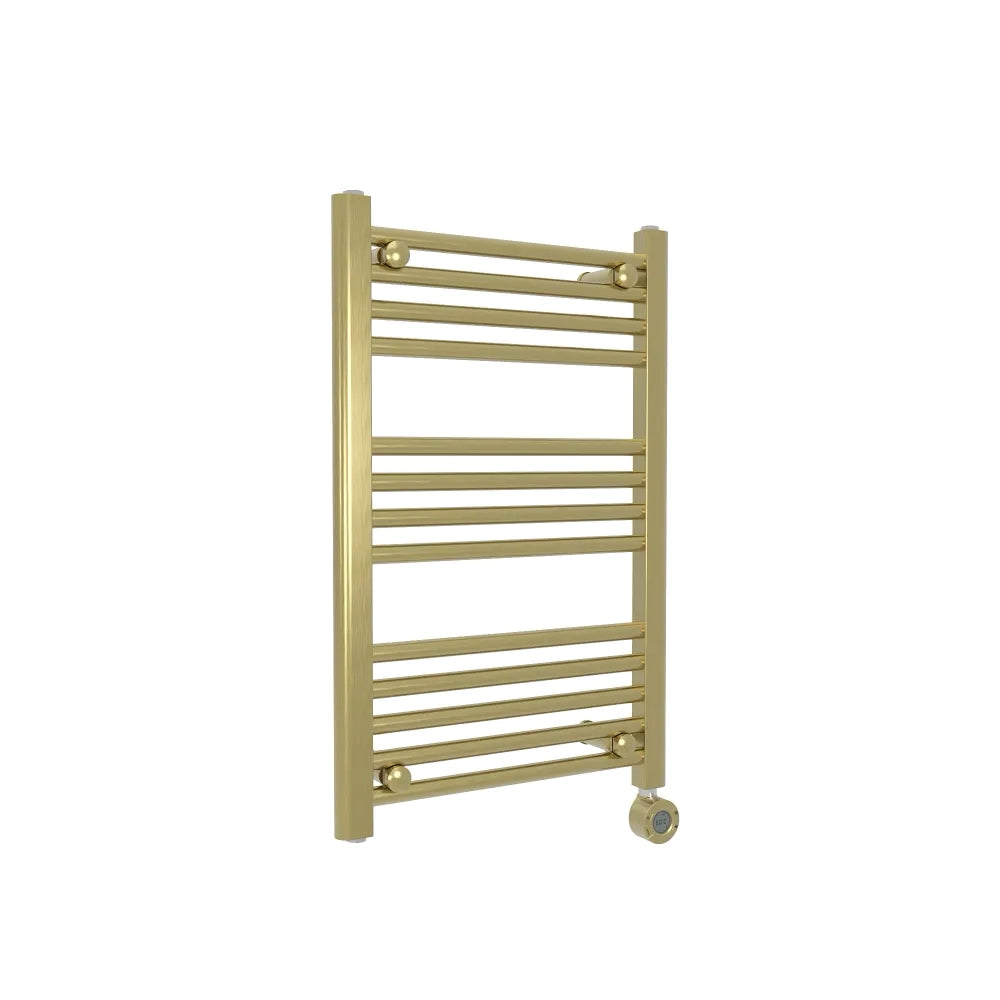 Termoarredo elettrico 700x450 oro spazzolato interasse 400 | Polaris