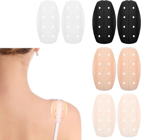 Pads di supporto per schiena in silicone | Cuscini anti-slip per la cintura | Protezioni per spalle riciclabili - 4 paia