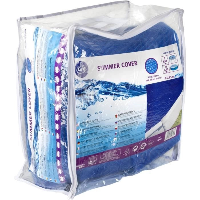 GRE Round copertura per piscina  300 o Easy Set D 366 anti UVA