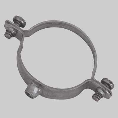 COLLARE FERMATUBO LEGGERO CON FILETTO M6  22  1/2     MADE IN ITALY