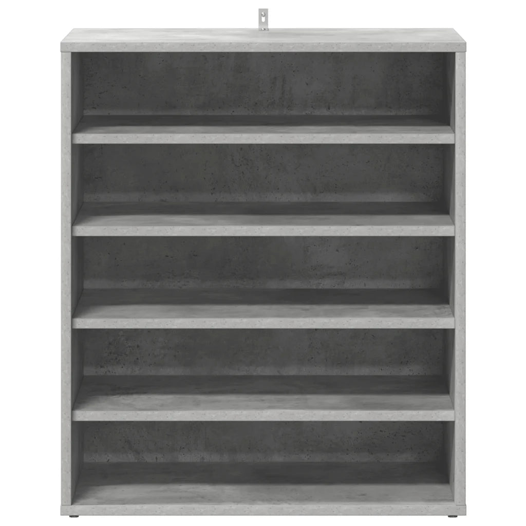 Scarpiera Grigio Cemento 60x35x70 cm in Truciolato