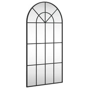 Specchio da Parete | Specchio decorativo Nero 50x100 cm Arco in Ferro