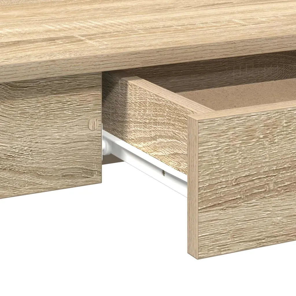 vidaXL Scrivania Rovere Sonoma 100x45x75 cm in Legno Multistrato