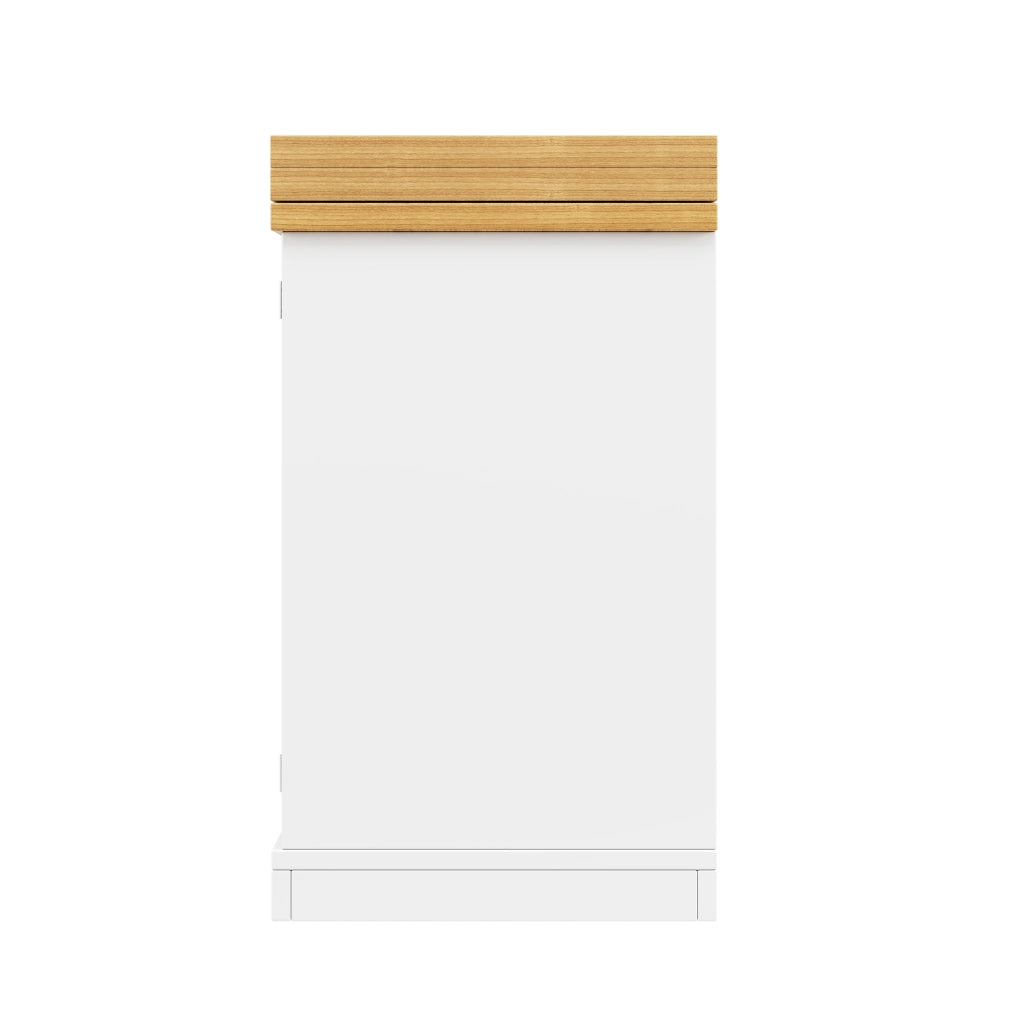 TAVOLO Isola cucina allungabile 120-197 cm 360° MDF Bianco